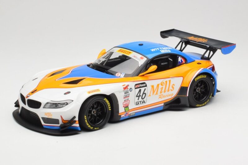 BMW Z4 E89 GT3 #46 Mills Racing M. Wittmer / A. Mills Pirelli World Challenge Sprint X-Series 2016 Minichamps 1:18 151162346 