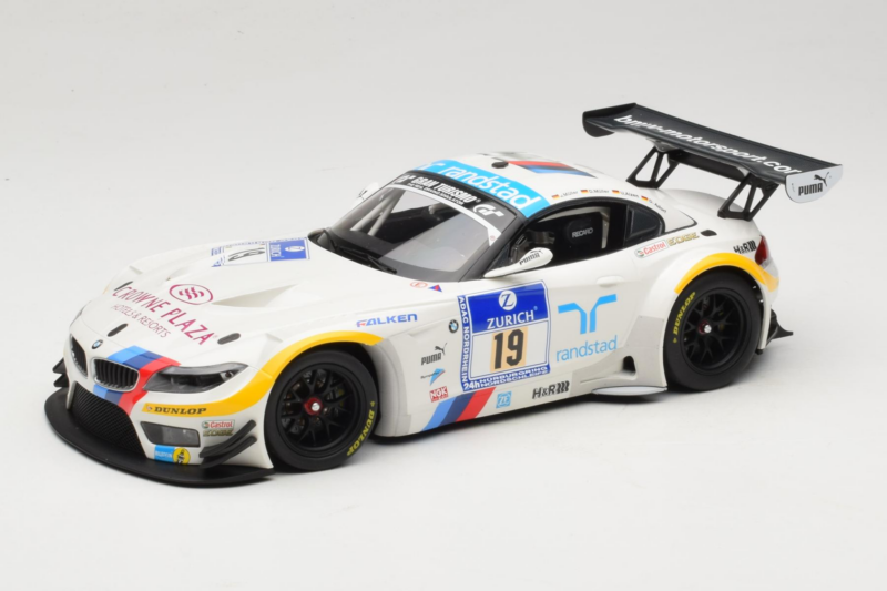 BMW Z4 GT3 #19 Team Schubert J. Muller / D. Muller ADAC 24 Hours Nurburgring 2012 Minichamps 1:18 151122319 Druckguss