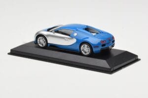 Bugatti Veyron Centenaire Blau Metallic Silber Minichamps 1:43 400110850 Druckguss — Bild 3 von 4