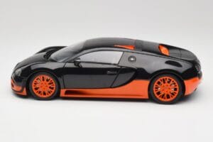 Bugatti Veyron Super Sport World Record Edition Carbon & Orange Minichamps 1:18 100110840 Druckguss — Bild 4 von 8