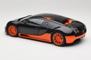 Bugatti Veyron Super Sport World Record Edition Carbon & Orange Minichamps 1:18 100110840 Druckguss — Bild 7 von 8