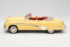 Buick Roadmaster Chrome Yellow Motormax 1:18 23124646-M17 Druckguss — Bild 4 von 8