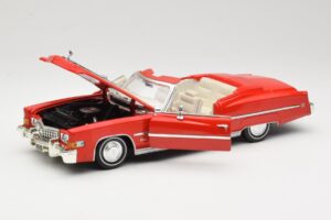 Cadillac Eldorado Cabriolet Rot Anson 1:18 30387 Druckguss — Bild 2 von 8