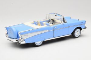 Chevrolet Bel Air Cabriolet Blau Road Signature 1:18 55/1/0863 Druckguss — Bild 3 von 8