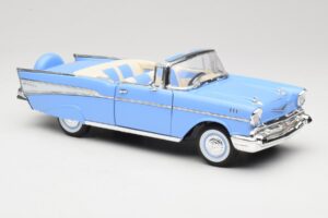 Chevrolet Bel Air Cabriolet Blau Road Signature 1:18 55/1/0863 Druckguss — Bild 6 von 8