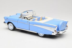 Chevrolet Bel Air Cabriolet Blau Road Signature 1:18 55/1/0863 Druckguss — Bild 7 von 8