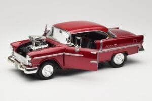Chevrolet Bel Air Rot Motormax 1:18 73100TC-M1 Druckguss — Bild 2 von 8