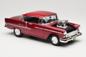 Chevrolet Bel Air Rot Motormax 1:18 73100TC-M1 Druckguss — Bild 6 von 8