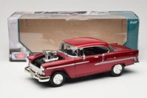 Chevrolet Bel Air Rot Motormax 1:18 73100TC-M1 Druckguss — Bild 8 von 8