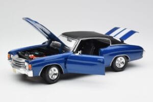 Chevrolet Chevelle SS 454 Blau Maisto 1:18 531886 Druckguss — Bild 2 von 8