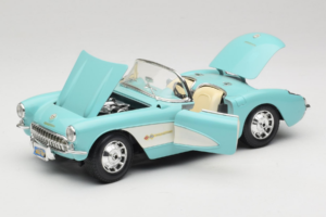 Chevrolet Corvette C1 Blau & Weiß Bburago 1:18 3024-M2 Druckguss — Bild 2 von 8