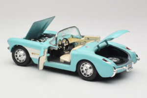 Chevrolet Corvette C1 Blau & Weiß Bburago 1:18 3024-M2 Druckguss — Bild 5 von 8