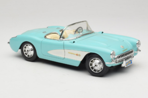 Chevrolet Corvette C1 Blau & Weiß Bburago 1:18 3024-M2 Druckguss — Bild 6 von 8