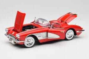 Chevrolet Corvette C1 Rot Motormax 1:18 73100TC Druckguss — Bild 2 von 8