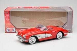 Chevrolet Corvette C1 Rot Motormax 1:18 73100TC Druckguss — Bild 8 von 8