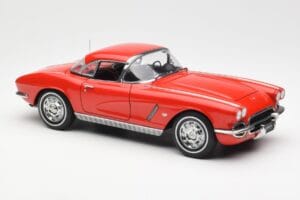 Chevrolet Corvette C1 Cabriolet Roman Rot AUTOart 1:18 71102 Druckguss — Bild 6 von 8