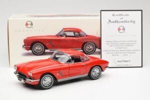 Chevrolet Corvette C1 Cabriolet Roman Rot AUTOart 1:18 71102 Druckguss — Bild 8 von 8