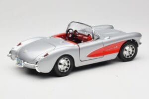 Chevrolet Corvette C1 Silber Bburago 1:18 3034 Druckguss — Bild 3 von 8
