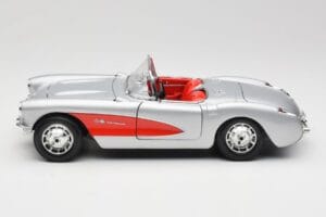 Chevrolet Corvette C1 Silber Bburago 1:18 3034 Druckguss — Bild 4 von 8
