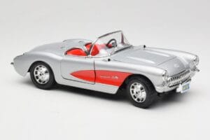 Chevrolet Corvette C1 Silber Bburago 1:18 3034 Druckguss — Bild 6 von 8