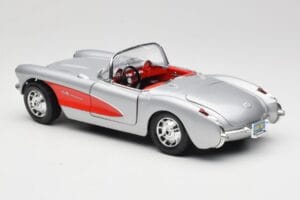 Chevrolet Corvette C1 Silber Bburago 1:18 3034 Druckguss — Bild 7 von 8