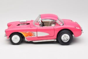 Chevrolet Corvette C1 Gasser Rosa Road Legends 1:18 92019-R1 Druckguss — Bild 4 von 8
