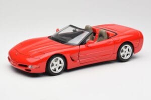 Chevrolet Corvette C5 Cabriolet Rot Bburago 1:18 3076 Druckguss