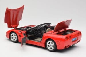 Chevrolet Corvette C5 Cabriolet Rot Bburago 1:18 3076 Druckguss — Bild 5 von 8