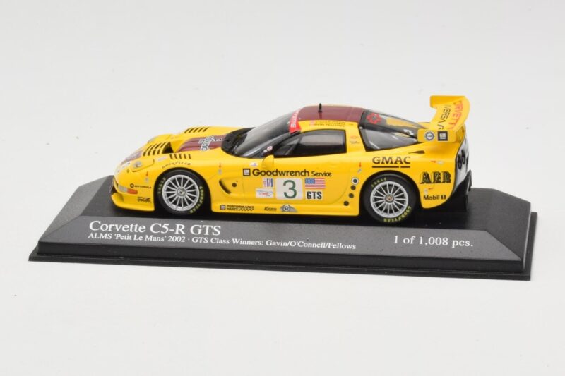 Chevrolet Corvette C5-R #3 R. Fellows / J. O'Connell / O. Gavin ALMS Petit Le Mans 2002 Minichamps 1:43 400021493 Druckguss