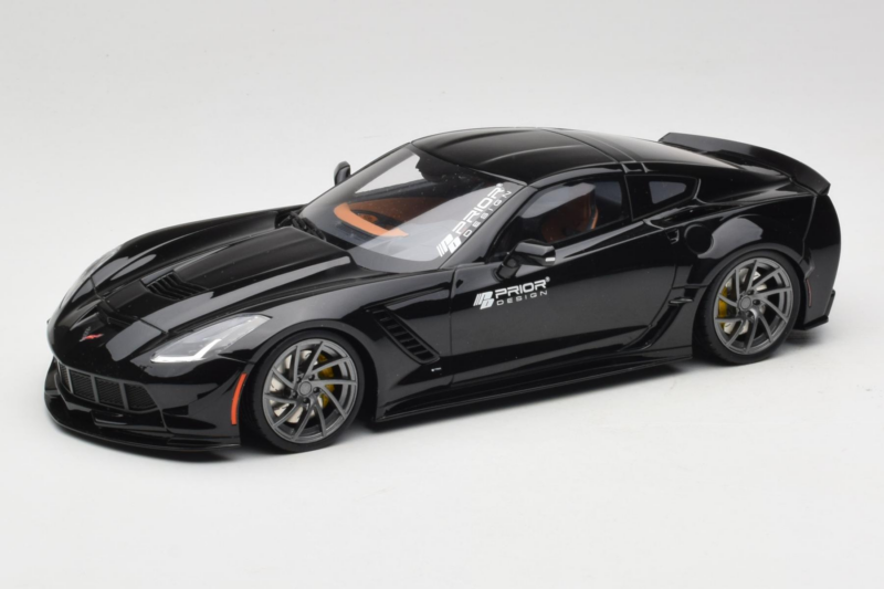 Chevrolet Corvette C7 Prior Design Schwarz GT Spirit 1:18 GT249 Resin