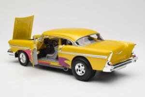 Chevrolet Custom Gelb mit Flamme Hot Wheels 1:18 21356 Druckguss — Bild 5 von 8