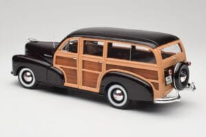 Chevrolet Fleetmaster Woody Schwarz & Wood Panels Maisto 1:18 43697545B Druckguss — Bild 7 von 8