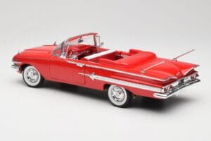 Chevrolet Impala Cabriolet Rot Welly 1:18 9864W Druckguss — Bild 7 von 8