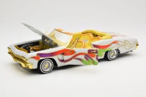 Chevrolet Impala Lowrider White Metallic Hot Wheels 1:18 27635 Druckguss — Bild 2 von 8