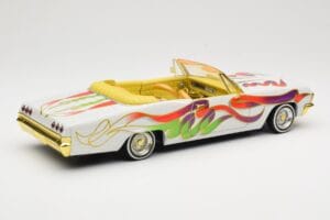 Chevrolet Impala Lowrider White Metallic Hot Wheels 1:18 27635 Druckguss — Bild 3 von 8