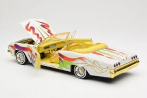 Chevrolet Impala Lowrider White Metallic Hot Wheels 1:18 27635 Druckguss — Bild 5 von 8