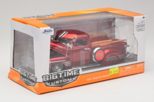 Chevrolet Pickup Bigtime Kustoms Rot Jada 1:24 96802 Druckguss — Bild 2 von 3