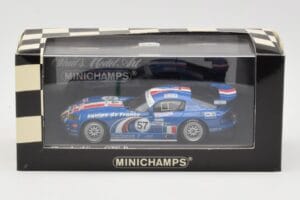 Dodge Viper GTS-R #57 Terrien / Cochet / Dayraut Le Mans 24 Hours 2001 Minichamps 1:43 400011457 Druckguss — Bild 4 von 4