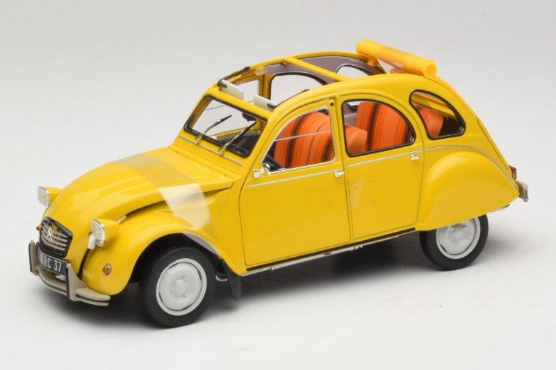 Citroen 2CV 6 Club Mimosa Yellow Norev 1:18 181496 Druckguss