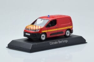 Citroen Berlingo Van Sapeurs Pompiers Rot Norev 1:43 155772 Druckguss — Bild 2 von 4