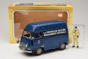 Citroen Estafette Gendarmerie Blau Mit Figur Norev 1:18 185165 Druckguss — Bild 6 von 6