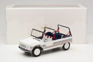 Citroen Mehari Blau Weiß Rot Norev 1:18 181805 Druckguss — Bild 7 von 7
