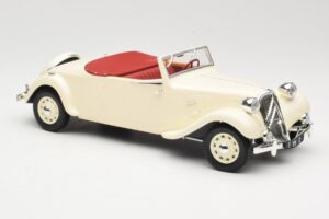 Citroen Traction Avant 11B Cabriolet Creme Norev 1:18 181440 Druckguss — Bild 4 von 6