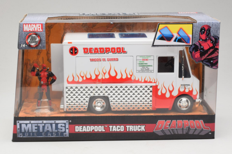Deadpool Taco Truck Metals Diecast 1:24 99730 Druckguss