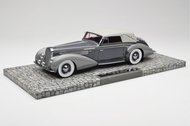 Delage D8 120 Cabriolet Grau & Dunkelgrau Minichamps 1:18 107115134 Druckguss