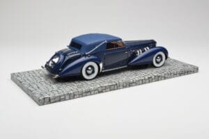 Delage D8-120 Cabriolet Two Tone Blau Minichamps 1:18 107115132 Resin — Bild 2 von 6