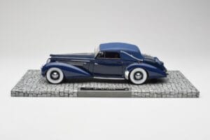 Delage D8-120 Cabriolet Two Tone Blau Minichamps 1:18 107115132 Resin — Bild 3 von 6