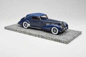 Delage D8-120 Cabriolet Two Tone Blau Minichamps 1:18 107115132 Resin — Bild 4 von 6