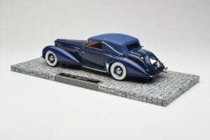 Delage D8-120 Cabriolet Two Tone Blau Minichamps 1:18 107115132 Resin — Bild 5 von 6