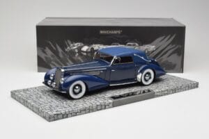 Delage D8-120 Cabriolet Two Tone Blau Minichamps 1:18 107115132 Resin — Bild 6 von 6